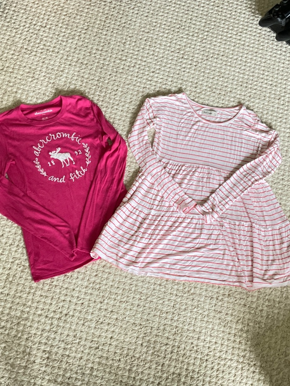 Abercrombie kids - long sleeve pink lot - size 13/14
